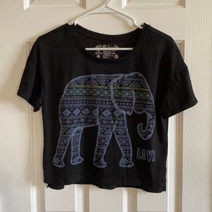 Elephant crop top